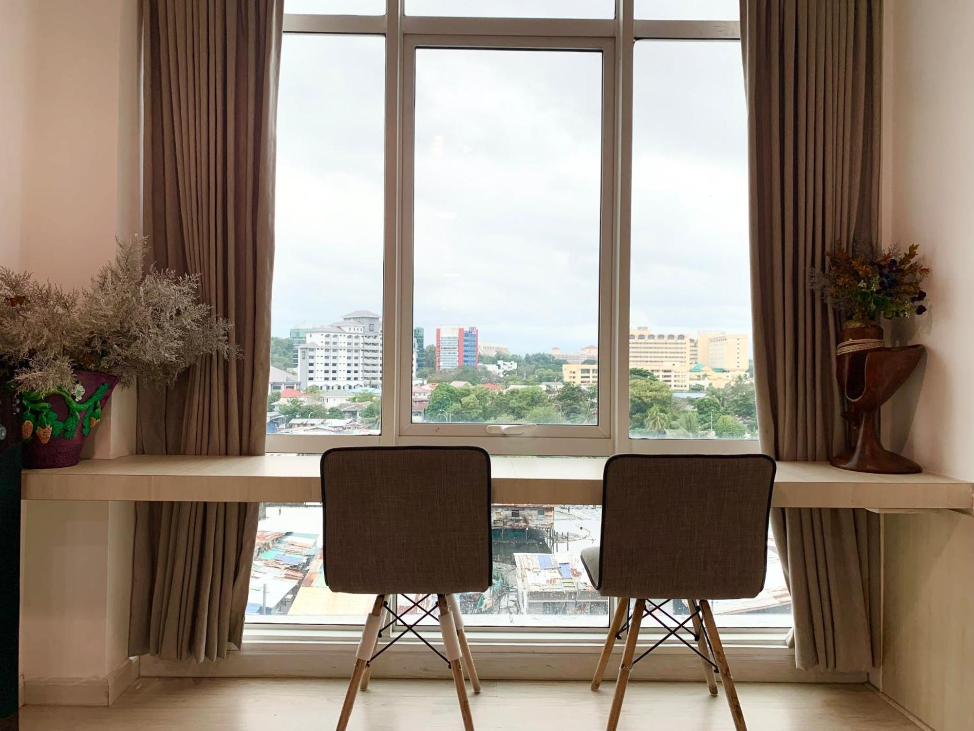 68sqm 2 bedroom, 1 Private bathroom شقة in مقاطعة الأعمال المركزية كوتا كينابالو الغرفة الصورة